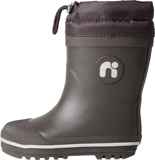 name it Nmnnuno Thermo Rubberboot Solid Noos - CHOCOLATE BROWN - 20