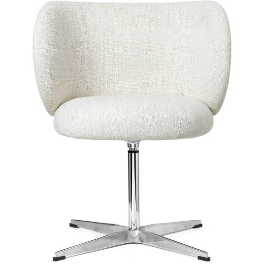 Ferm Living Rico Dining Swivel Bouclé Spisestol Off white Ferm Living Rico Dining Swivel Bouclé Spisestol Off white