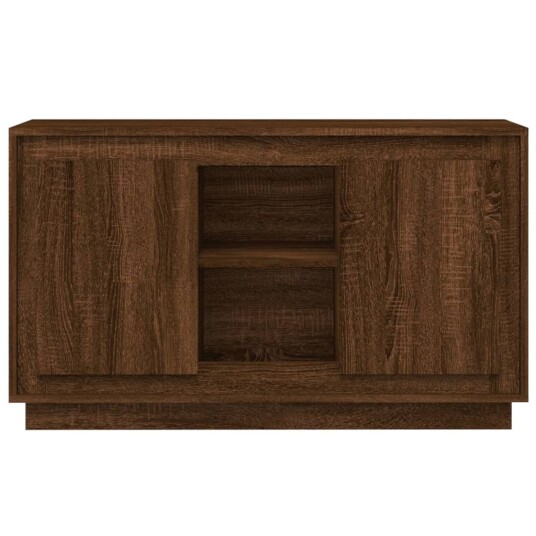 vidaXL Skjenk brun eik 102x35x60 cm konstruert tre
