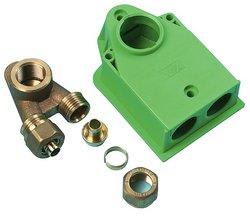 Uponor koblingsboks IV m/2 x15mm tilslutninger (ikke til våtsone, må ikke mures inn)
