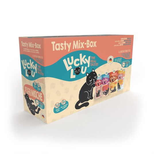 Lucky Lou Smaksblanding For Voksne 12 X 125 G Velsmakende Blanding