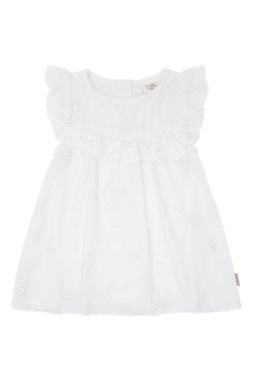 Hust&Claire Kirsti kjole til baby   white   56