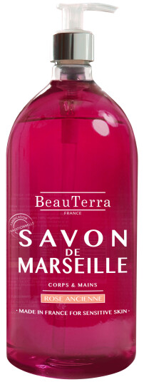 Beau Terra Marseille Liquid Soap Ancient Rose 1000 ml