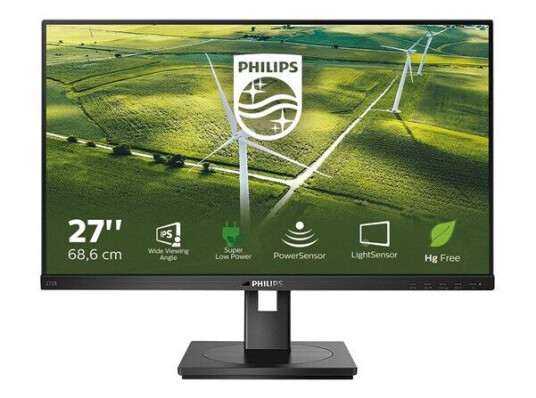 Philips B Line 27" Full HD IPS PC-skjerm 1920x1080 75Hz med innebygde høyttalere og VESA-feste