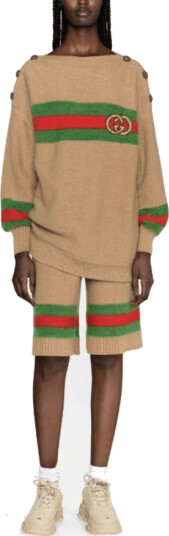 Gucci Dame Strikkevarer Brun S, Gucci Dame Strikkevarer Brun S,