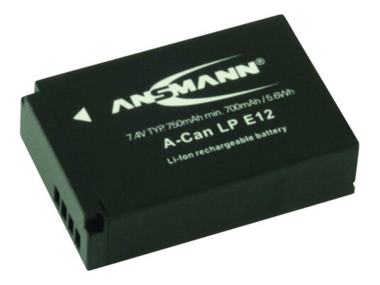 Ansmann LP-E12 Li-Ion Batteri 750mAh for Canon