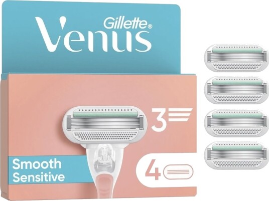 Gillette Venus Smooth Sensitive Razor Blades 4pcs