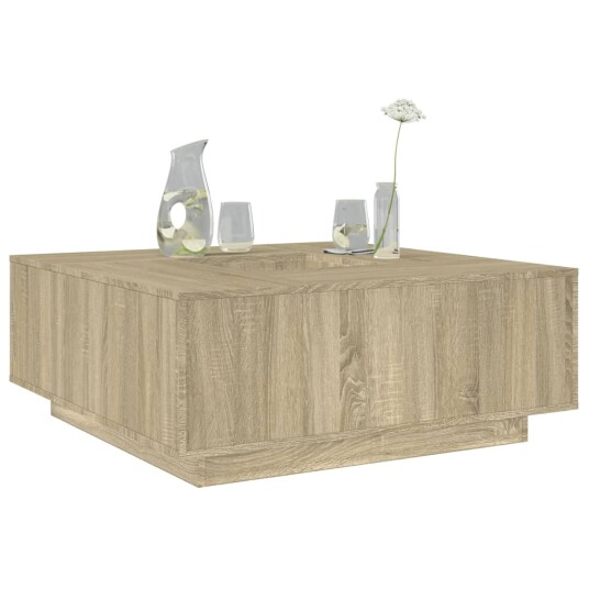 Salongbord sonoma eik 100x100x40 cm konstruert tre 3284051