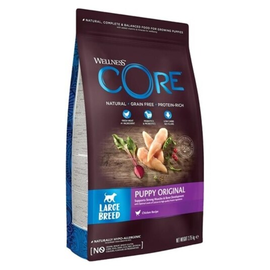 CORE Hundemat Valpefôr til Store Raser Kylling 10 kg
