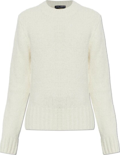Dolce & Gabbana Herre Strikkevarer Hvit XL,