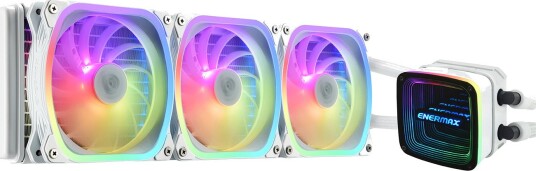 Enermax Aquafusion ADV CPU Vannkjøler 360mm 380W Hvit RGB