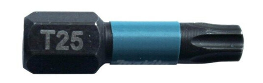 Makita T25 Impact Skrutrekker Bit 2 Deler 25mm Svart