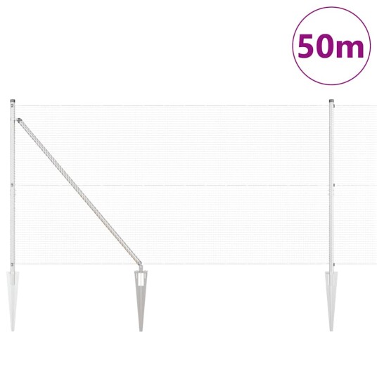  Sveiset gjerde med 13 spikere 1,2 x 50 m galvanisert stål
