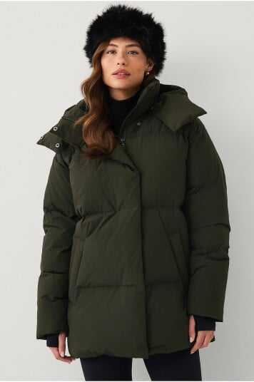 Áhkká - Pufferjakke Down Puffer Jacket - Grønn