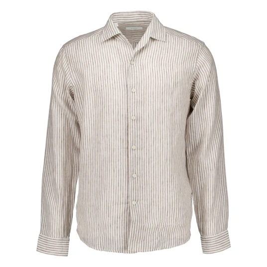 Eton, Herre, Skjorter, Beige, 2XL,