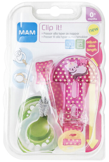 MAM Clip It Smokkesnor Rosa