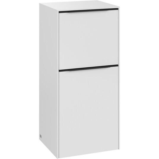 VILLEROY & BOCH SUBWAY 3.0 SIDESKAP 40X86 VENSTRE PURE WHITE HÅNDTAK I VOLCANO BLACK