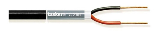 Tasker Speaker Kabel på Snelle 2x 1.00 mm² 100 m Svart Tasker Speaker Kabel på Snelle 2x 1.00 mm² 100 m Svart