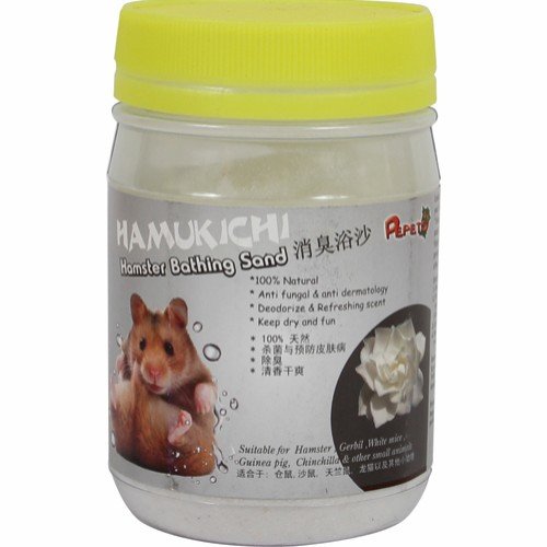 Hamukichi Badesand Til Hamster Med Jasmin Lukt 400G Hamukichi Badesand Til Hamster Med Jasmin Lukt 400G
