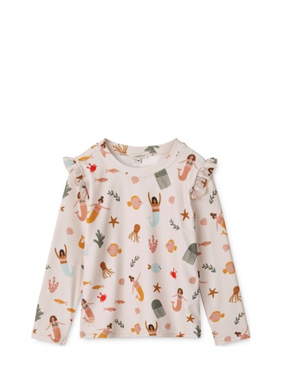 Liewood Tenley Printed Swim Tee - Cream - 56