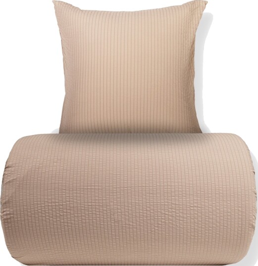 Sengetøy   Kreppsengetøy   Microfiber   Sandfarget seer sucker