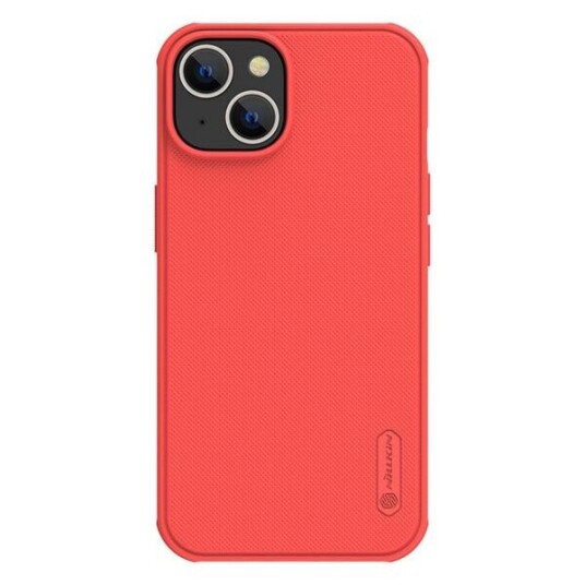 Nillkin Super Frosted Shield Pro-Deksel Til Iphone 14 Plus, Bakdeksel, Rødt