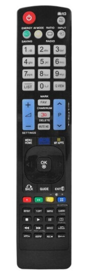 Hq Lxp041 Universal - Full Function Analog Remote Control For Lg 3D Tv Models Black Hq Lxp041 Universal - Full Function Analog Remote Control For Lg 3D Tv Models Black