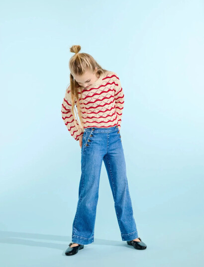 Kids Only Kogmadison Hw But Wide Dnm Gen769 Noos Blue 116