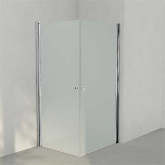 INR Iconic Nordic Rooms Dusjhjørne Linc Angel Original, Frostet/stripe Glass Krom / 90x100cm Frostet INR Iconic Nordic Rooms Dusjhjørne Linc Angel Original, Frostet/stripe Glass Krom / 90x100cm Frostet