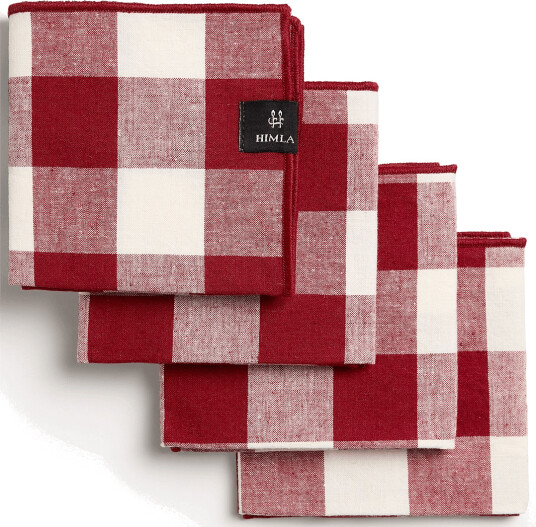 Himla Bettyhill Serviet Red 42X42CM Himla Bettyhill Serviet Red 42X42CM