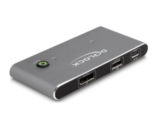 Delock 11487, 7680 X 4320 Piksler, 8K Ultra Hd, Antrasitt