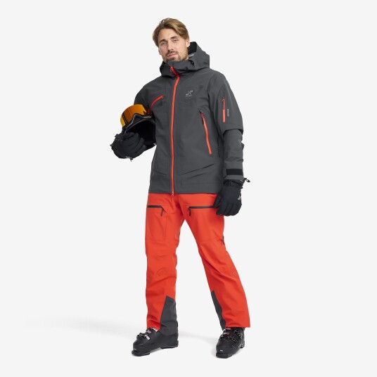 Atlas 3L Ski Jacket Herre Anthracite, Størrelse:L - Skalljakke, Turjakke & Vindjakke