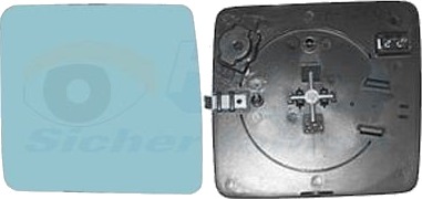 VAN WEZEL 3024836 Speilglass, ytterspeil