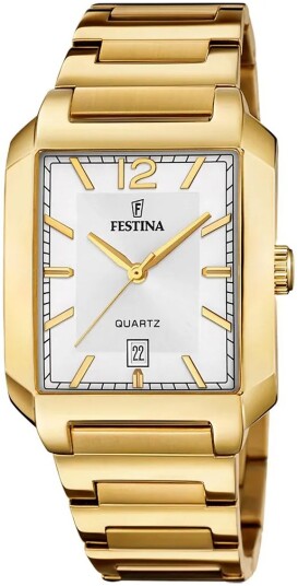 Festina Herreklokke F20678 2 Classic Sølvfarget/Gulltonet stål