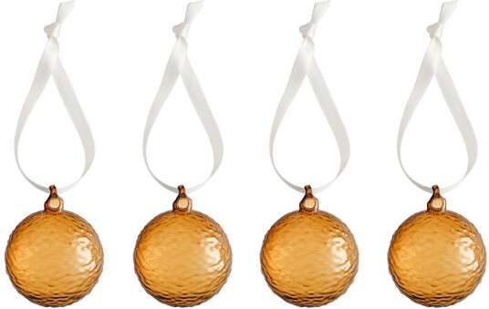 Cooee Design Gry Marble julekule Ø5 cm Cognac Cooee Design Gry Marble julekule Ø5 cm Cognac