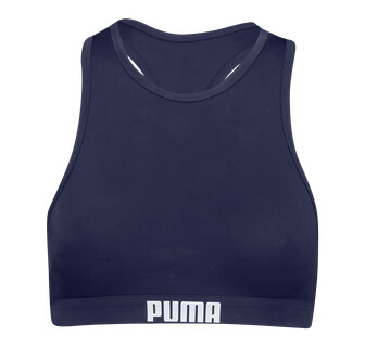 Puma Racerback Swim Top bikinioverdel dame Dark Blue XL