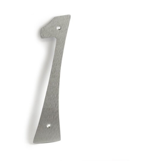 Habo Husnummer 1 573 matt krom