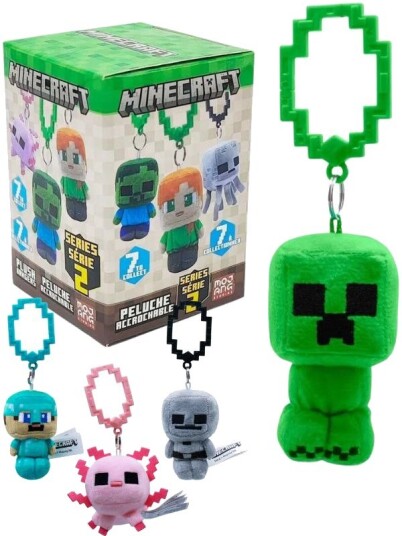 Minecraft Nøkkelring 9cm Plush Hanger Samlerfigur