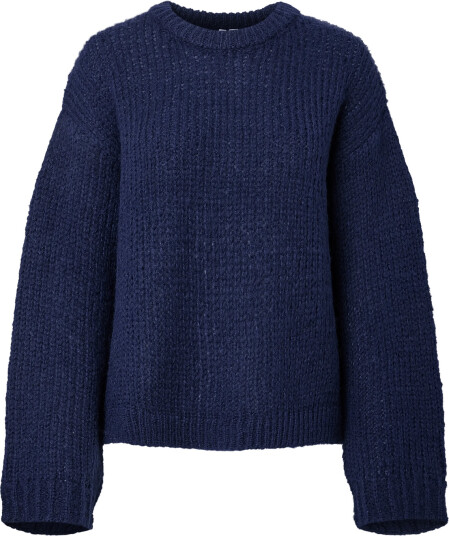 Pieces Pcdorthea Ls Chunky Knit Noos Bc Navy M