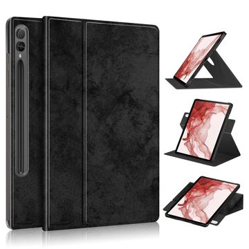 Samsung Galaxy Tab S9+ 360 Roterende Folio etui Svart