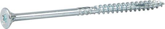 Essve Essdrive Treskrue 6x100 mm Blankforsinket for Sponplater og Tre, 100 stk Essve Essdrive Treskrue 6x100 mm Blankforsinket for Sponplater og Tre, 100 stk
