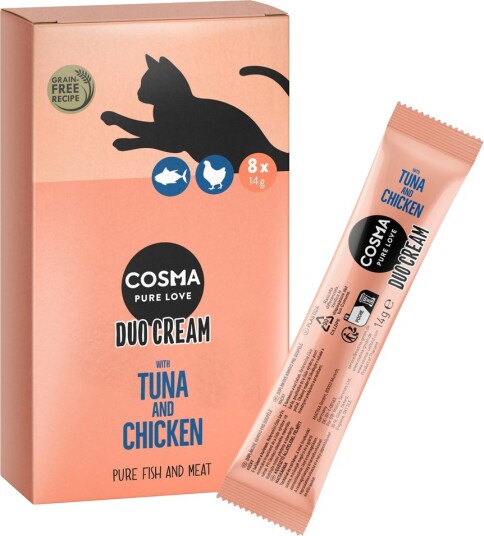 Cosma Duo Cream And Og Kylling 8 X 14 G Cosma Duo Cream And Og Kylling 8 X 14 G