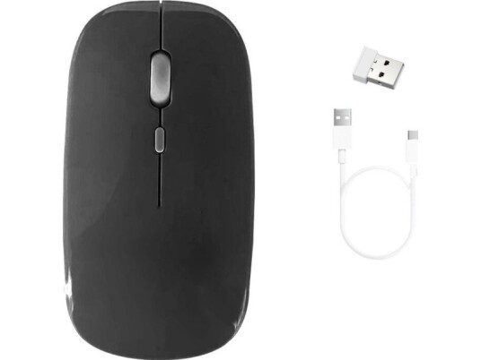 Strado Mouse Wireless Bluetooth Computer Mouse With Radio Band - Ctmm (Black) Universal