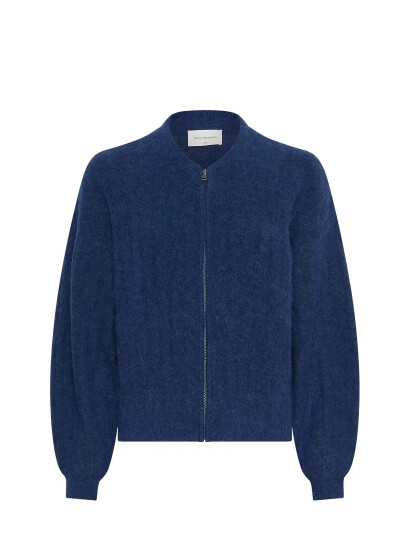 MSCH Copenhagen Mschjin Nenaya Zip Cardigan - Blue - S/M MSCH Copenhagen Mschjin Nenaya Zip Cardigan - Blue - S/M