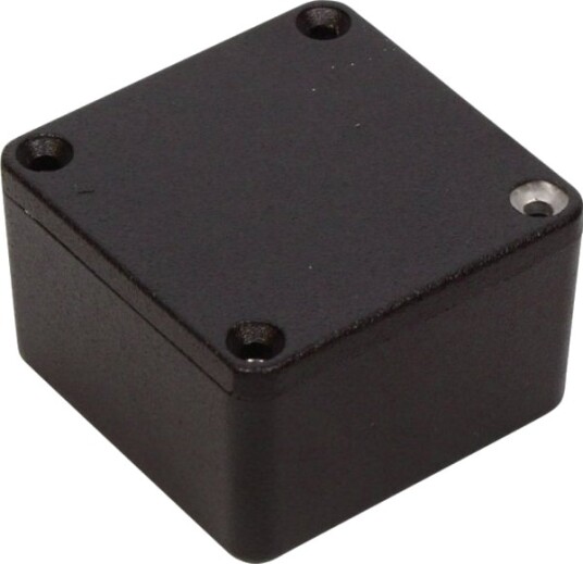 Hammond Electronics 1590Mmbk Universal Kabinett 50 X 50 X 31 Aluminium Sort 1 Stk