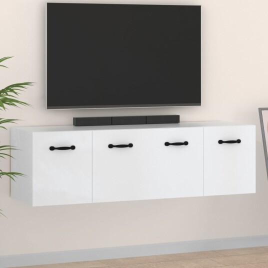 vidaXL Veggskap 2 stk hvit 80x35x36,5 cm konstruert tre vidaXL Veggskap 2 stk hvit 80x35x36,5 cm konstruert tre