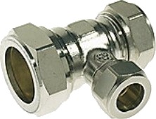 Vsh Kompression Tee Krom 10 Mm