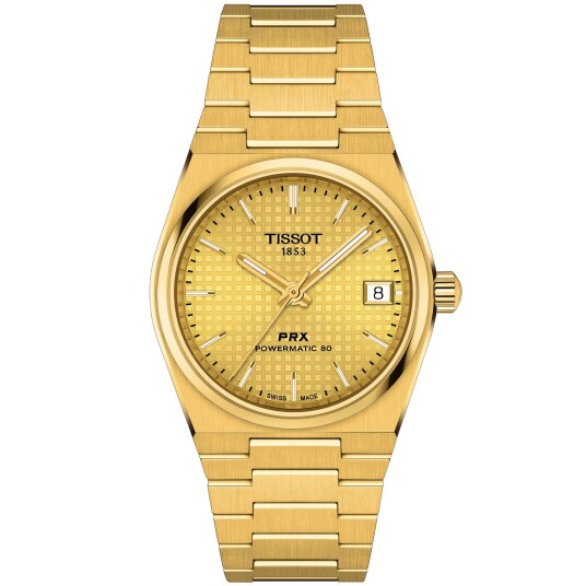 Tissot PRX Powermatic 80 35MM T1372073302100 Dame 35 mm Analog Automatisk Safirglass Tissot PRX Powermatic 80 35MM T1372073302100 Dame 35 mm Analog Automatisk Safirglass