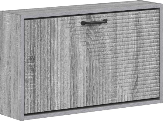 vidaXL Vegghengt skoskap HAARLEM 71 x 17 x 43 cm Konstruert tre