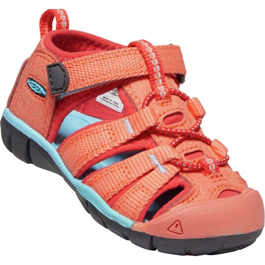 Keen Toddlers' Seacamp II CNX Coral/Poppy Red 19, Coral/Poppy Red